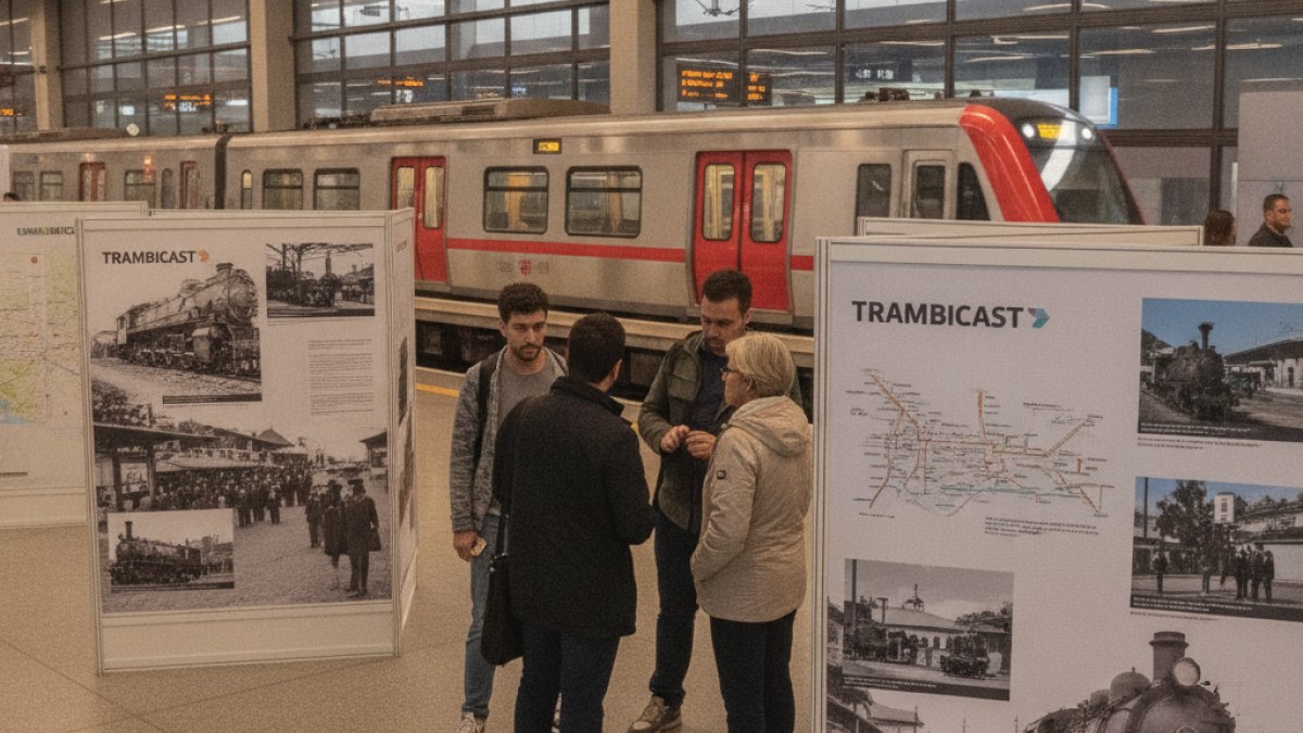 Imagem ilustrativa da notícia: Exposição Itinerante Sobre a História da Linha 7-Rubi Chega à Estação Franco da Rocha