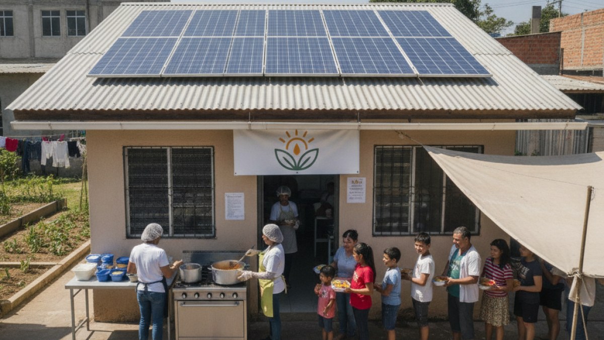 Imagem ilustrativa da notícia: Governo Federal impulsiona Cozinhas Solidárias com investimento em energia solar