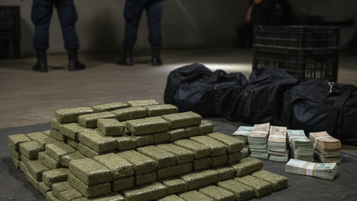 Imagem ilustrativa da notícia: Polícia Militar apreende mais de 100 kg de maconha e R$ 250 mil em operação contra o tráfico em Guarulhos