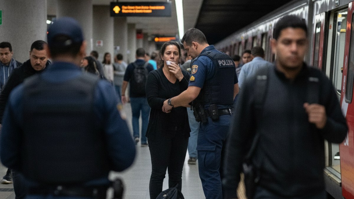 Imagem ilustrativa da notícia: Passageira tem maxilar quebrado após ser agredida em estação do Metrô de São Paulo