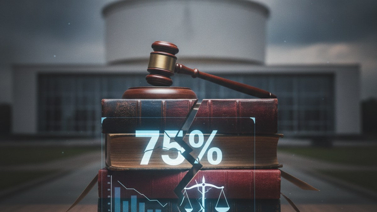 Imagem ilustrativa da notícia: 75% das Leis Julgadas pelo STF em 20 Anos Declaradas Inconstitucionais