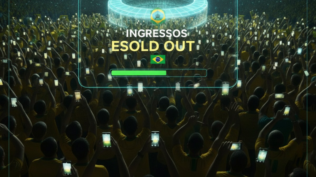 Imagem ilustrativa da notícia: Estreia do Brasil na Copa registra alta procura por ingressos antecipados