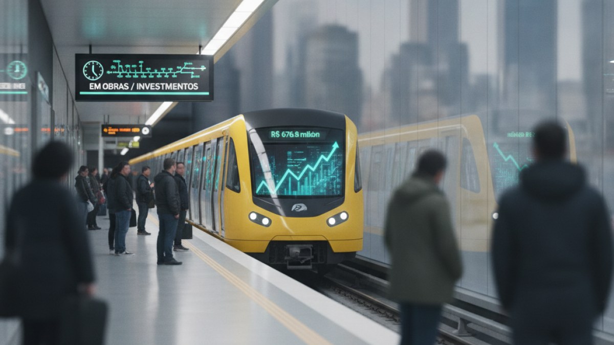 Imagem ilustrativa da notícia: Aditivo de R$ 676,8 milhões impulsiona investimentos na Linha 4 do Metrô de SP