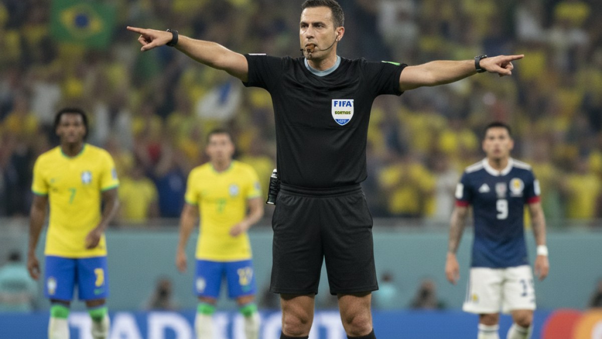 Imagem ilustrativa da notícia: Mexicano Cesar Ramos apitará Brasil x Escócia na Copa do Mundo