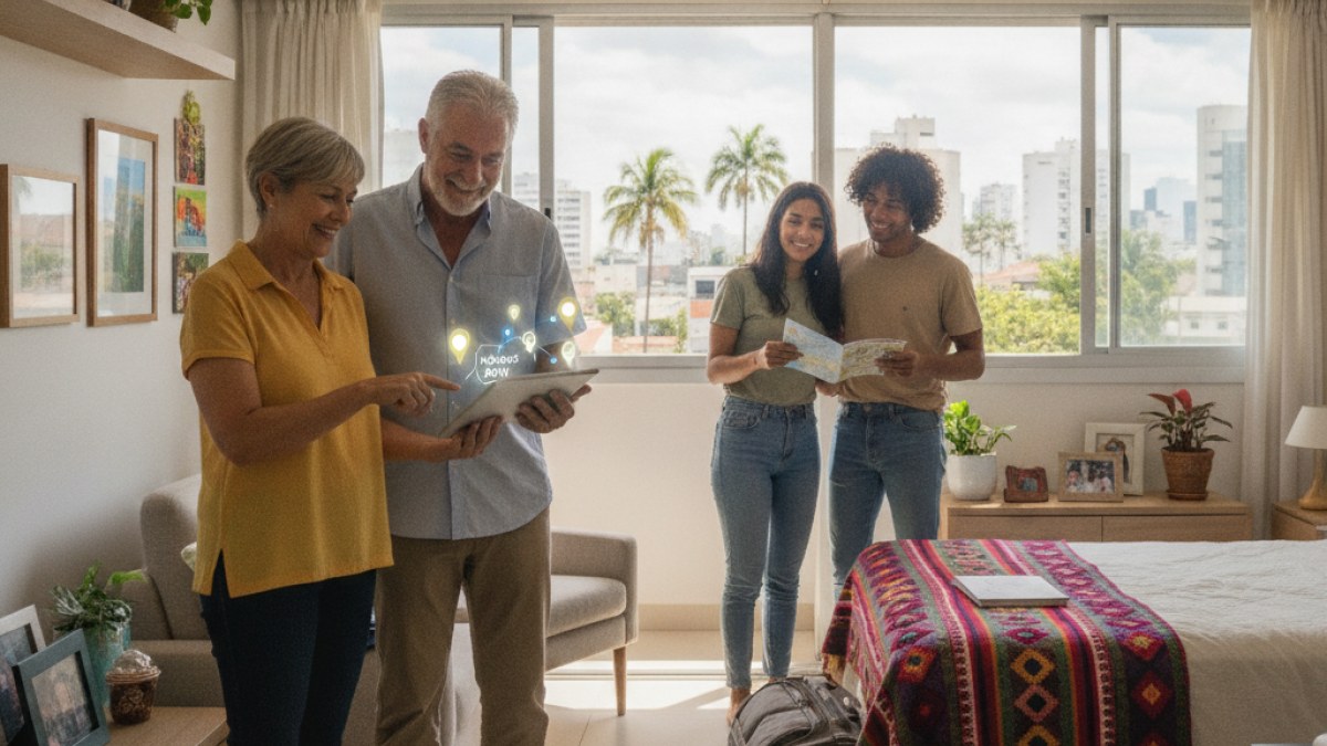 Imagem ilustrativa da notícia: Aposentados buscam no aluguel de imóveis no Airbnb uma nova fonte de renda no Brasil