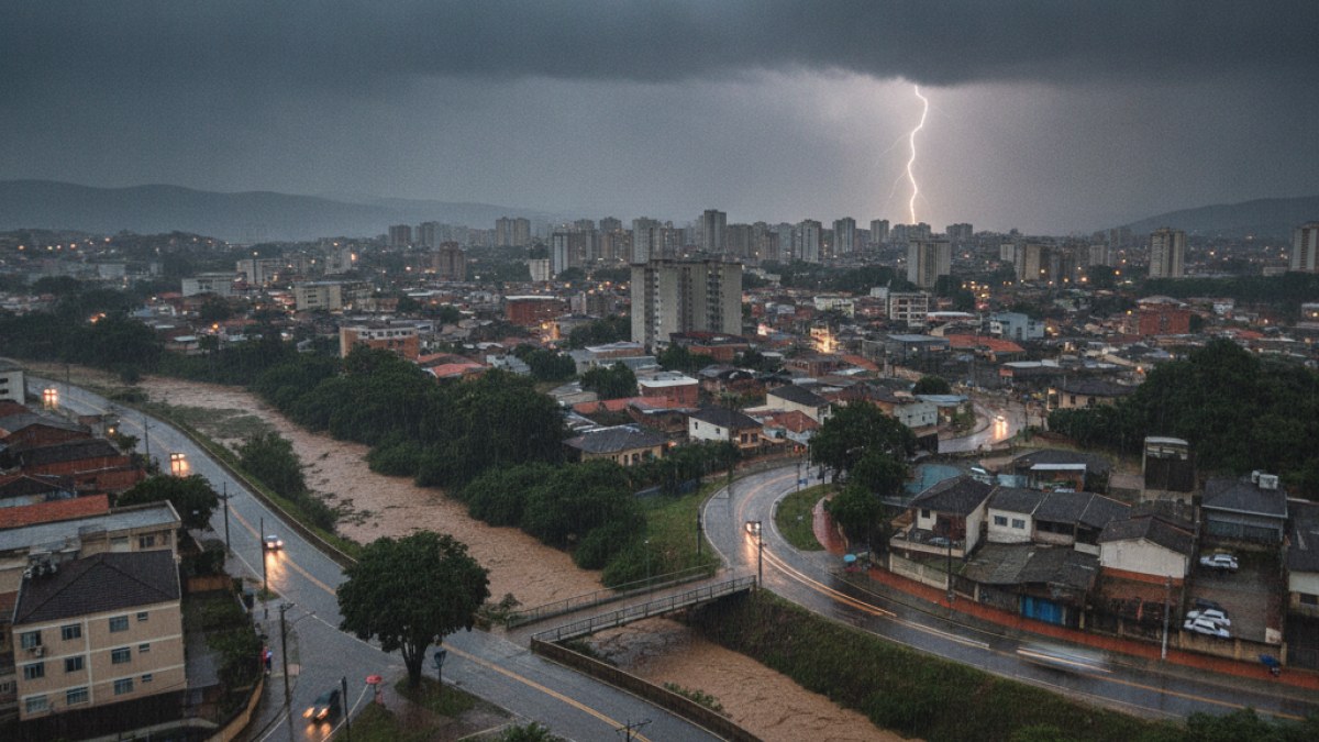 Imagem ilustrativa da notícia: Chuvas fora de época assustam moradores da Grande BH; entenda o fenômeno e veja previsão para o fim de semana