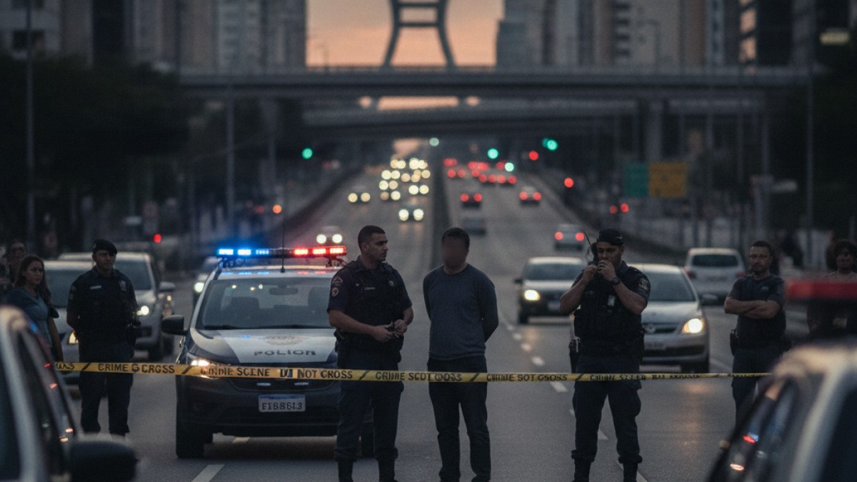 Imagem ilustrativa da notícia: Policial Militar é preso após morte em briga de trânsito na Zona Norte de São Paulo