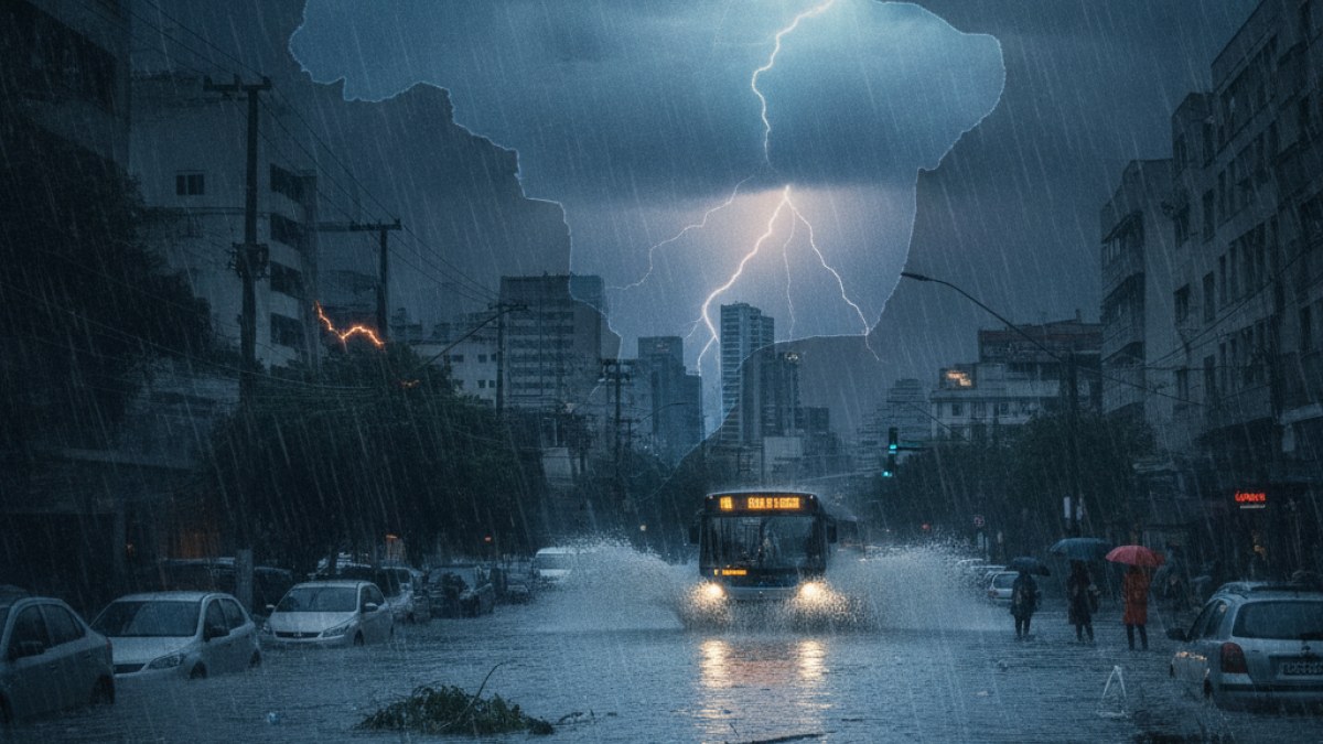 Imagem ilustrativa da notícia: São Paulo em Alerta: Temporais e Chuvas Fortes Previstas para Terça-feira, 23