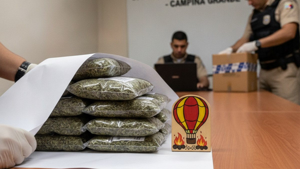 Imagem ilustrativa da notícia: Mulher é presa com 20 kg de maconha destinados ao São João de Campina Grande