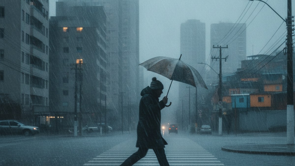 Imagem ilustrativa da notícia: Fim de Junho Traz Frio e Chuvas Intensas para a Grande São Paulo