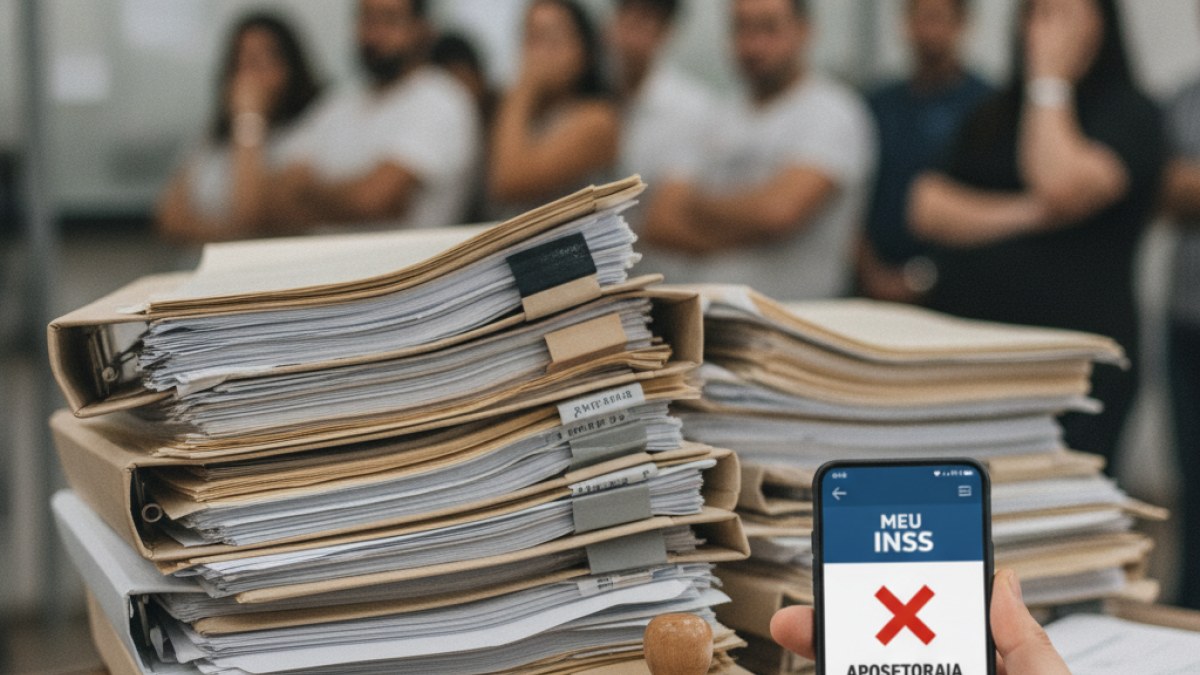 Imagem ilustrativa da notícia: Metade dos pedidos de aposentadoria é negada pelo INSS; especialistas apontam falhas no sistema e burocracia