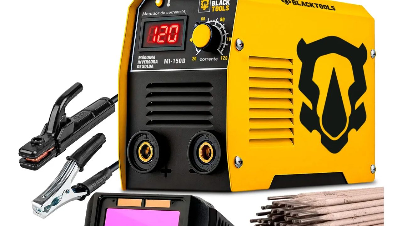 Máquina Inversora de Solda The Black Tools MI150D: Potência e Versatilidade para Seus Projetos